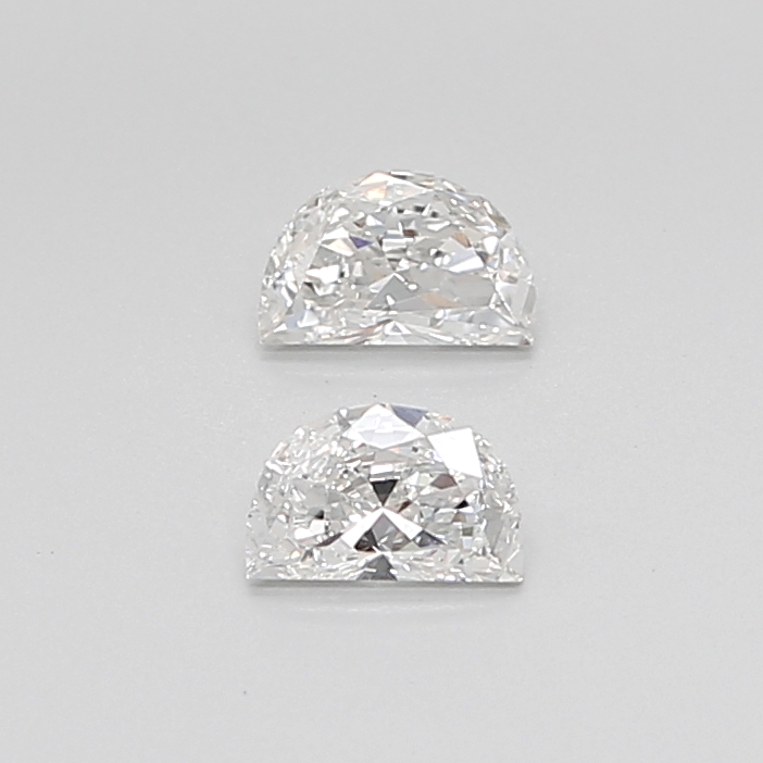 0.61 CT H VS1 HALF MOON diamond Pairs Inventory