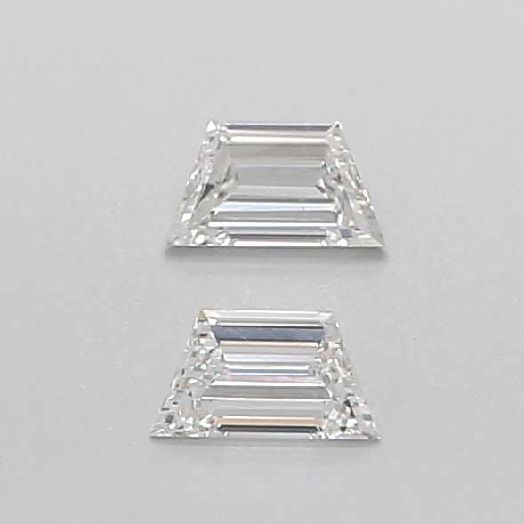0.26 CT H VS2 TRAPEZOID diamond Pairs Inventory