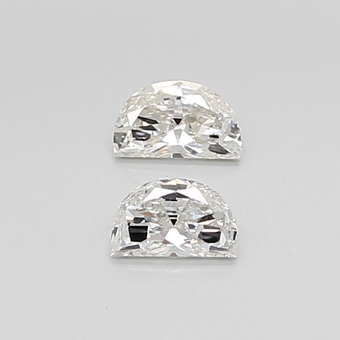 0.58 CT I VS2 HALF MOON diamond Pairs Inventory
