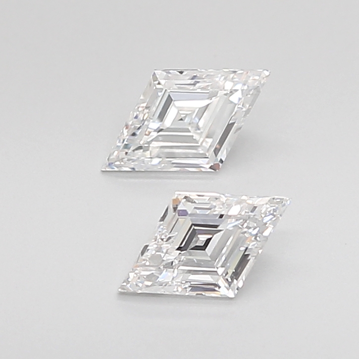 0.59 CT F VVS2 LOZENGE diamond Pairs Inventory