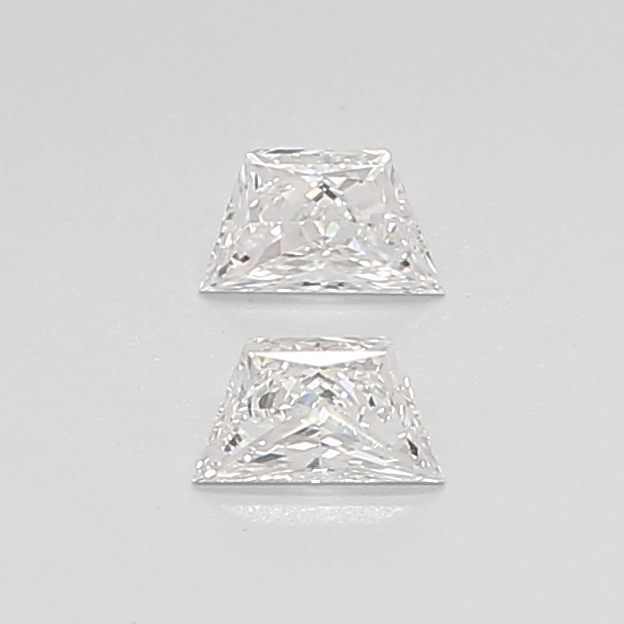 0.37 CT H VS1 TRAPEZOID diamond Pairs Inventory