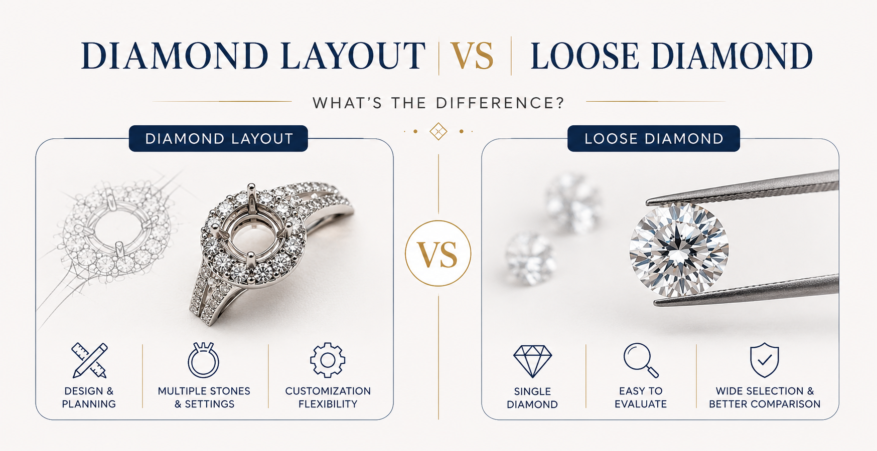 Diamond Layout Vs Loose Diamonds