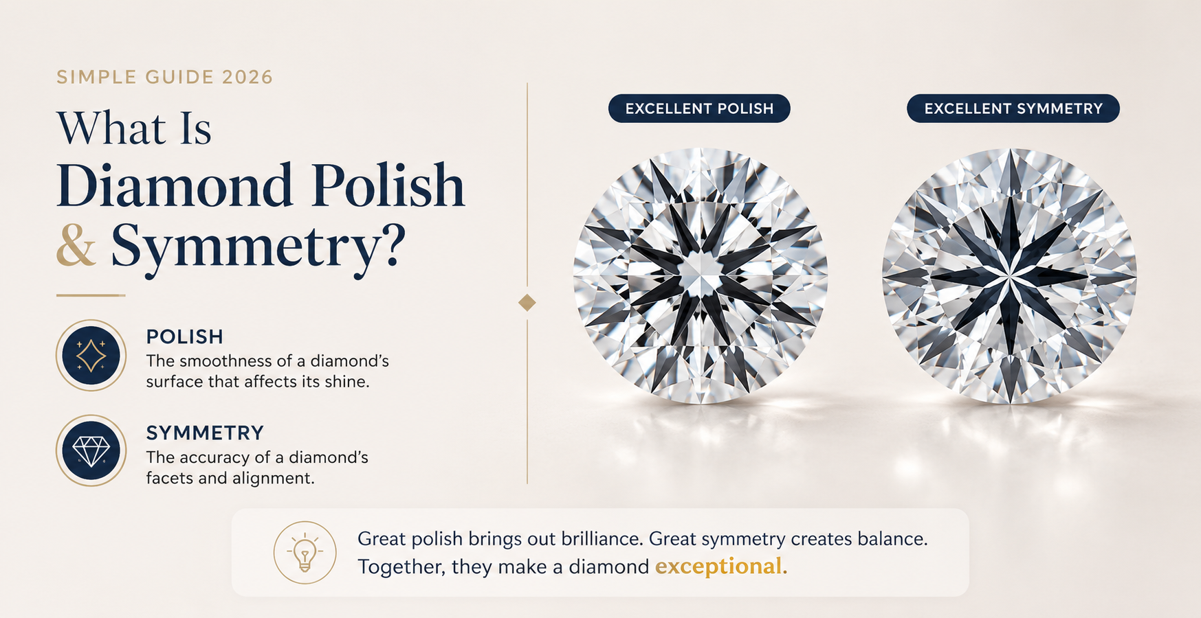 What Is Diamond Polish & Symmetry Simple Guide 2026
