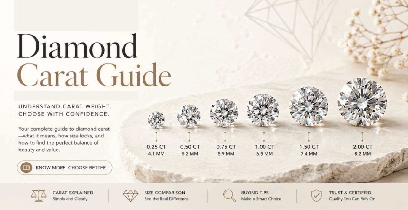 Diamond Carat Size Guide