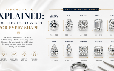 Diamond Ratio Explained Ideal Length-to-Width for Every Shape